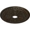 Ekena Millwork Bristol Ceiling Medallion (Canopies up to 3 7/8"), 23 1/2"OD x 3 7/8"ID x 1"P, Stone Hearth Crackle CM23BISHC - alternate 3